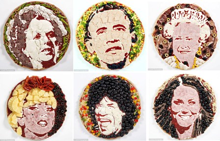 Pizza `Rasa` Orang Beken: Ratu Elizabeth II, Mick   Jagger...
